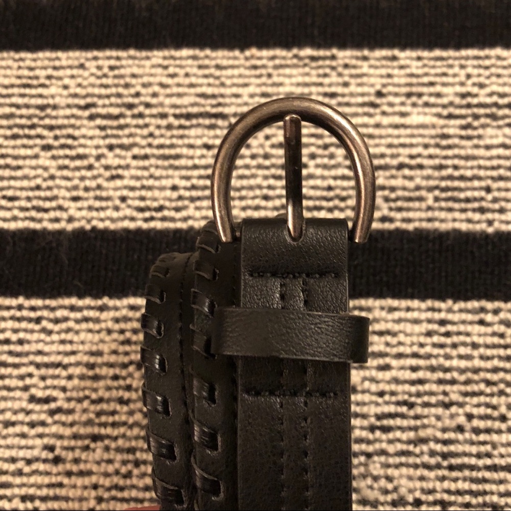 Faux-leather Belt